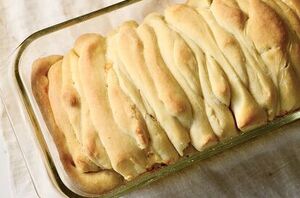 This sourdough garlic rosemary pull-apart bread is a showstopper