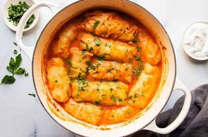 These Ukrainian cabbage rolls are warm, comforting, and full of flavor
