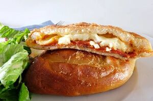 These calzones are so freakin' good!