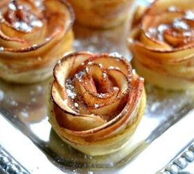This apple rose puff pastry recipe is an easy & beautiful dessert