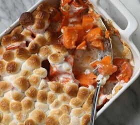 Old Fashioned Sweet Potato Casserole With Marshmallows