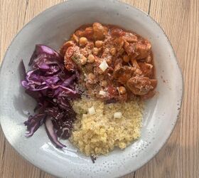 Meal-prep Friendly Harissa Chicken Stew With Mushrooms and Chickpeas