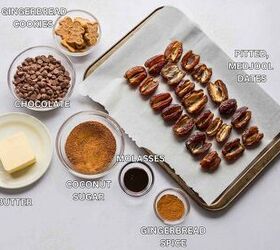 gingerbread christmas crack date bark easy no bake holiday treat