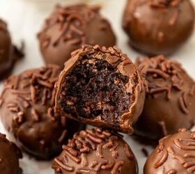 Easy Brownie Truffles (2 Ingredients!)