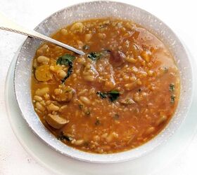 Spicy Tofu Sausage Bean Soup With Rice