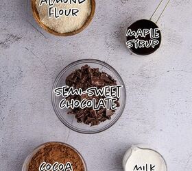 chocolate truffles, Chocolate Truffles Ingredients on a counter