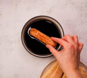 tiramisu, Golden ladyfingers dipped in rich coffee