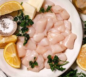sauteed bay scallops, ingredients for searing scallops