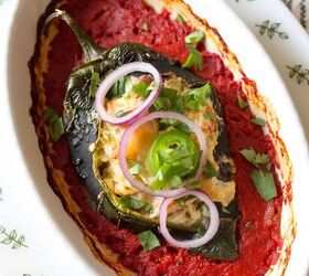 Roasted Shrimp-Stuffed Poblanos