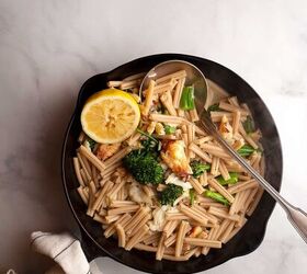 Crab & Broccolini Lemon Pasta