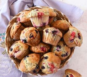13 muffins that will make any day better, Sourdough Berry Muffins