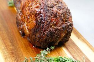 This easy Christmas prime rib will completely "wow" your guests