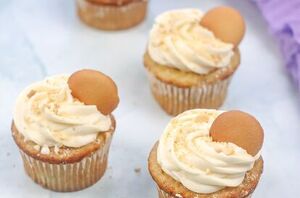 These banana pudding cupcakes are so moist and tempting