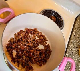 lasagna soup, Cook the Meat