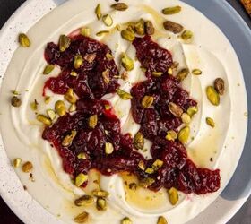 peanut butter banana muffins, Whipped Goat Cheese in a bowl garnished from above with crackers around