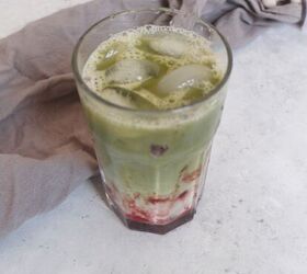 Iced Strawberry Matcha Latte