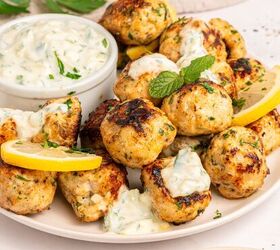 Greek Chicken Meatballs With Lemon and Herbs