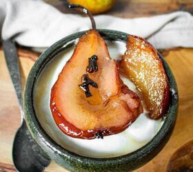Stewed Bosc Pears With Clove and Vanilla for Yogurt Bowls