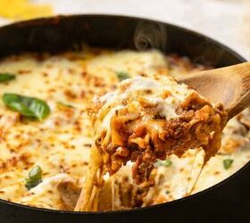 This one-pan, cheesy lasagna skillet is comfort food at its finest (30 minutes!)