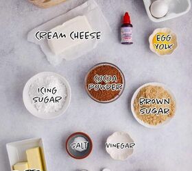 red velvet brownies, Red Velvet Brownie Ingredients