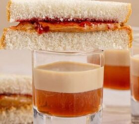 pistachio chocolate chip cookies, Peanut Butter and Jelly Shot up close