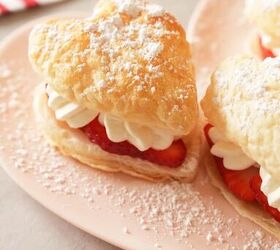 Light, airy pastry filled with berries & cream—this is the perfect Valentine's Day dessert