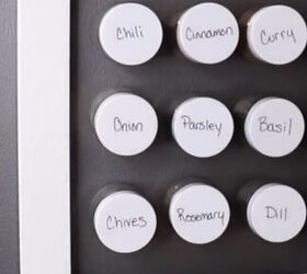 diy magnetic spice jars a stylish space saving kitchen organizer