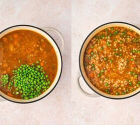 the best beef and barley stew comforting one pot recipe, Finished beef and barley stew garnished with parsley and served with crusty bread