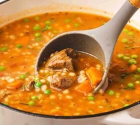 Nothing will warm you more than this mouthwatering beef and barley stew