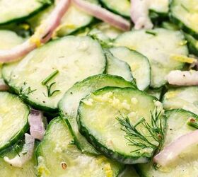 creamy cucumber dill salad easy salad with yogurt dressing