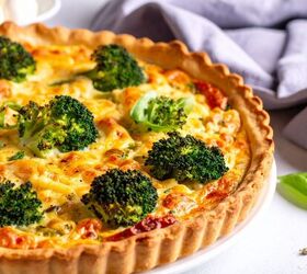 Broccoli Quiche Recipe | Easy Quiche With Broccoli And Cheese