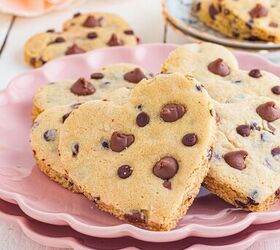 These heart-shaped cookies are soft, chewy, and packed with chocolatey goodness
