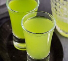 pistachio shortbread cookies, Melon Ball Shots on a tray with cocktail shaker