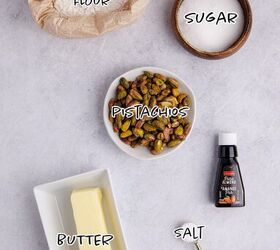 pistachio shortbread cookies, Pistachio Shortbread Cookie Ingredients