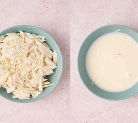 easy easter bunny bait snack mix no bake recipe, A bowl of white candy melts being melted in the microwave until smooth