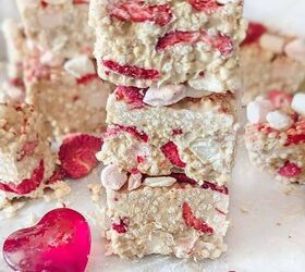 White Chocolate Strawberry Quinoa Bites
