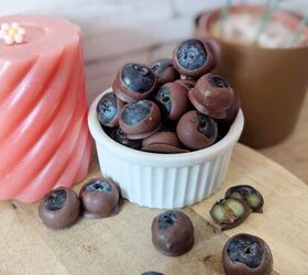 Chocolate Covered Blueberries With Cashew Butter