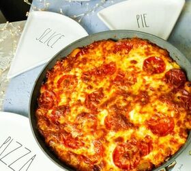 This cheesy pepperoni skillet is a perfect weeknight meal idea!