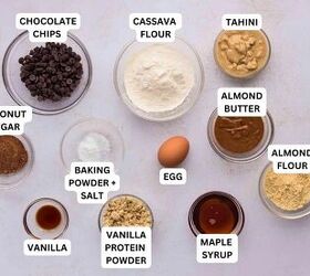 Chewy Chocolate Chip Protein Cookies (Gluten Free & Refined Sugar Free