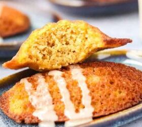 Enjoy these pumpkin madeleines with your favorite coffee or tea