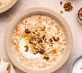 The Best Carrot Cake Overnight Oats With Greek Yogurt