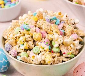 12 easy easter desserts sweet treats for kids and family, Easy Easter Bunny Bait displayed in a bowl perfect for holiday snacking