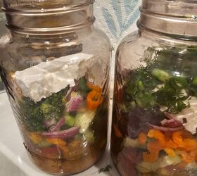 salads in a jar greek salad edition