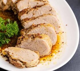 instant pot pork tenderloin, Instant Pot Pork Tenderloin sliced on a platter