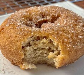 These baked apple cider donuts are perfection!