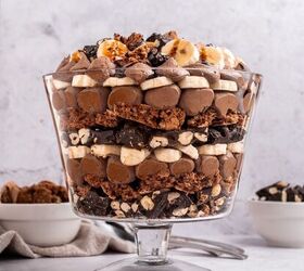 Trifle With Chocolate, Bananas, And Cashews (Gluten-Free)