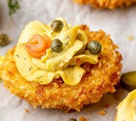 These fried deviled eggs are a crispy, golden twist on the classic appetizer