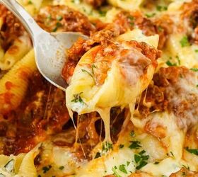 This cheesy stuffed shell recipe is the ultimate crowd-pleaser!