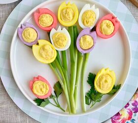 flower deviled eggs