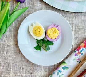 flower deviled eggs